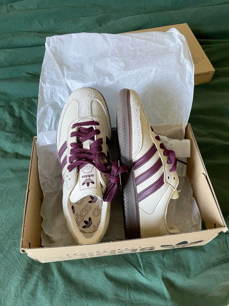 Samba burgundy & beige