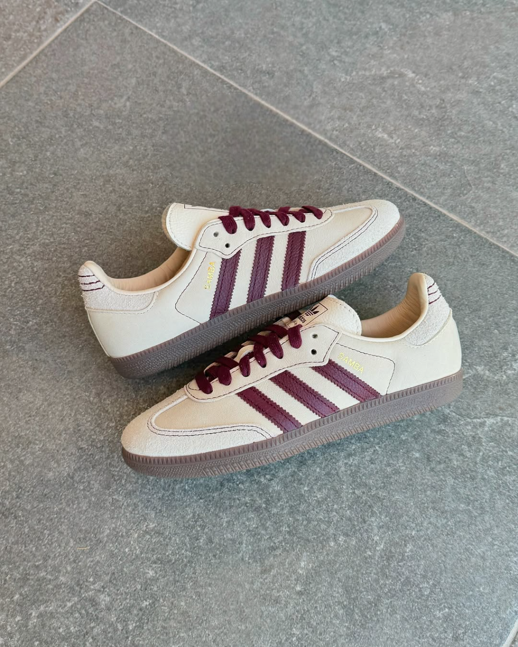 SAMBA BEIGE BURGUNDY