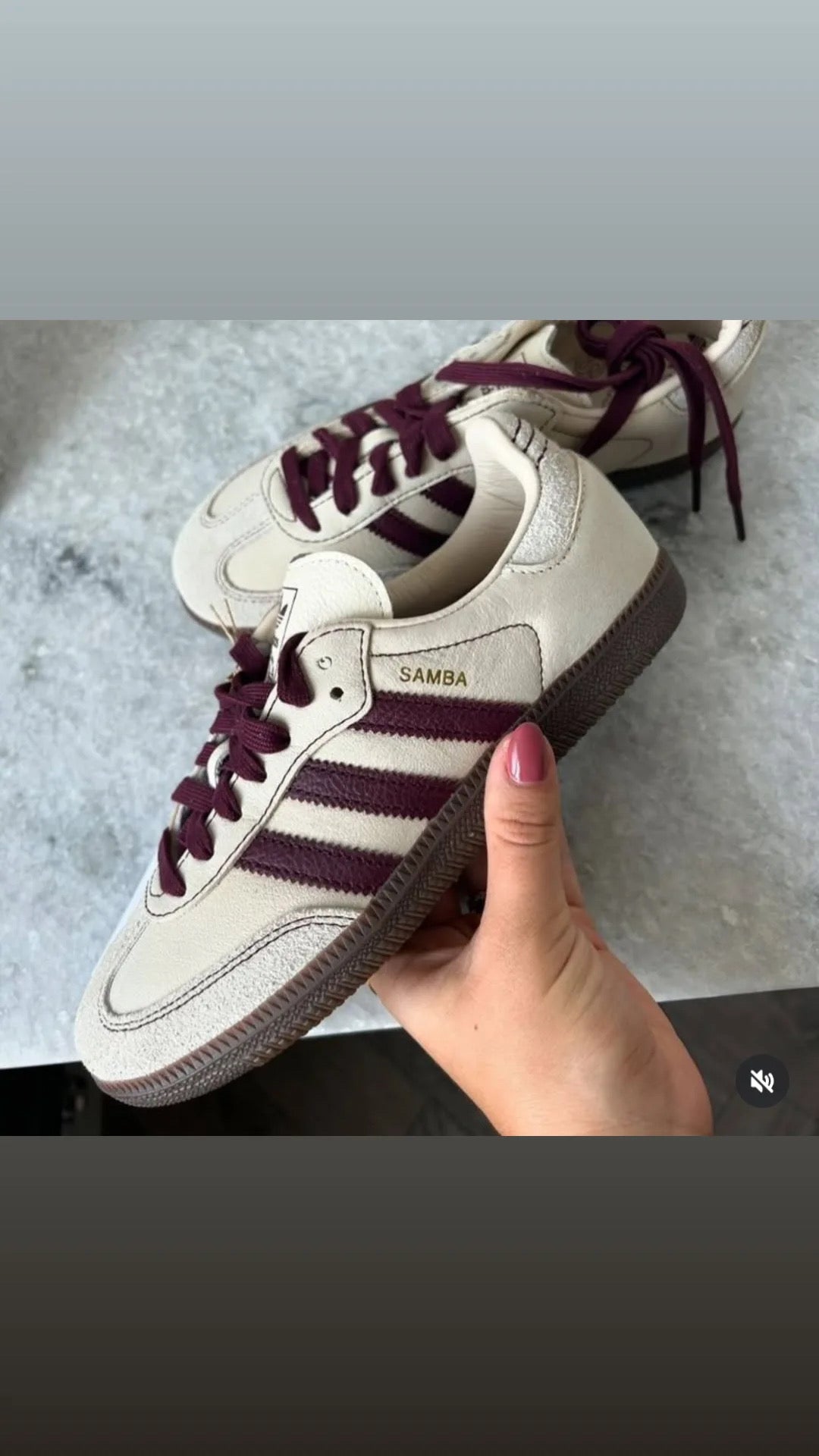Samba burgundy & beige