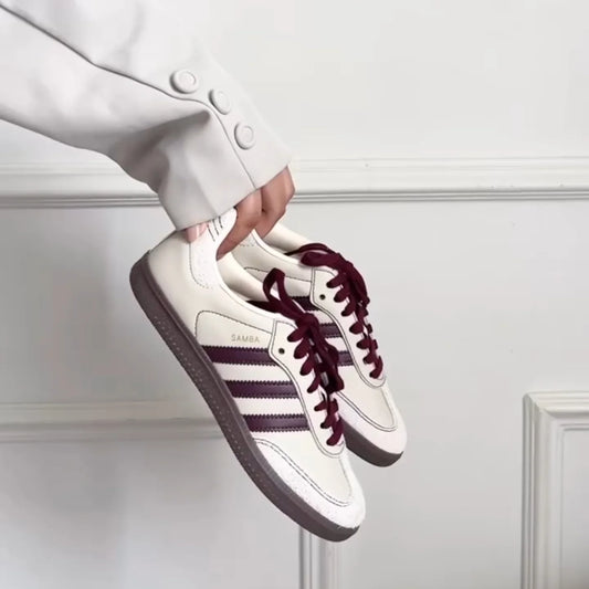 Samba burgundy & beige