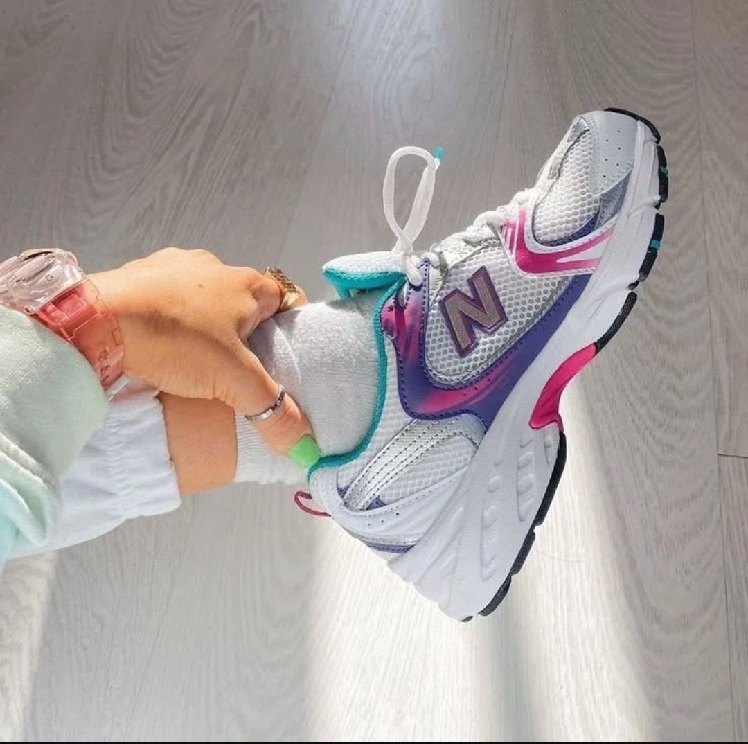 New Balance 530 violet Rose Vert
