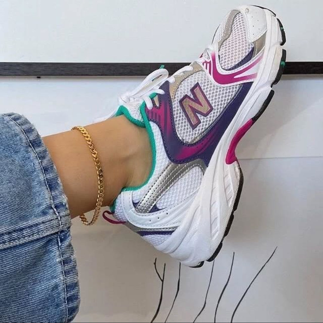 New Balance 530 violet Rose Vert